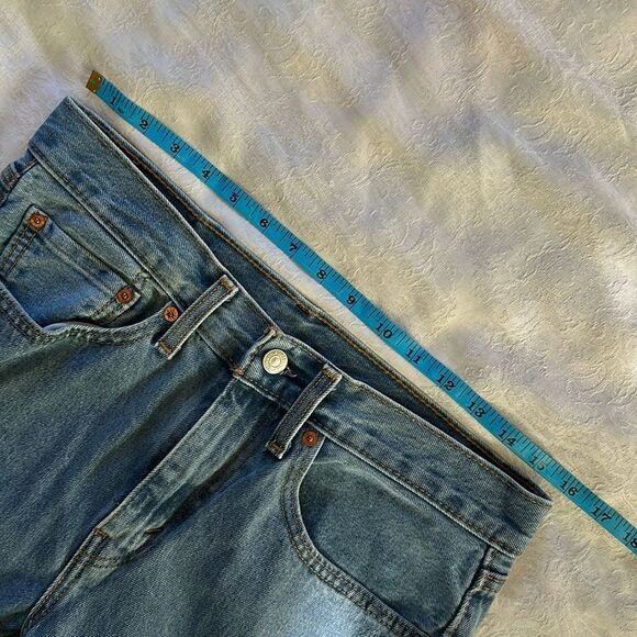 Levi’s 505 Jeans Size 31 x 30 Faded Classic Straight Leg - Picture 2 of 11